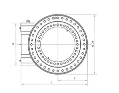 Опорно-поворотное устройство ОП-595.000.01 (H1015138) Kanglim KS 1256 GII